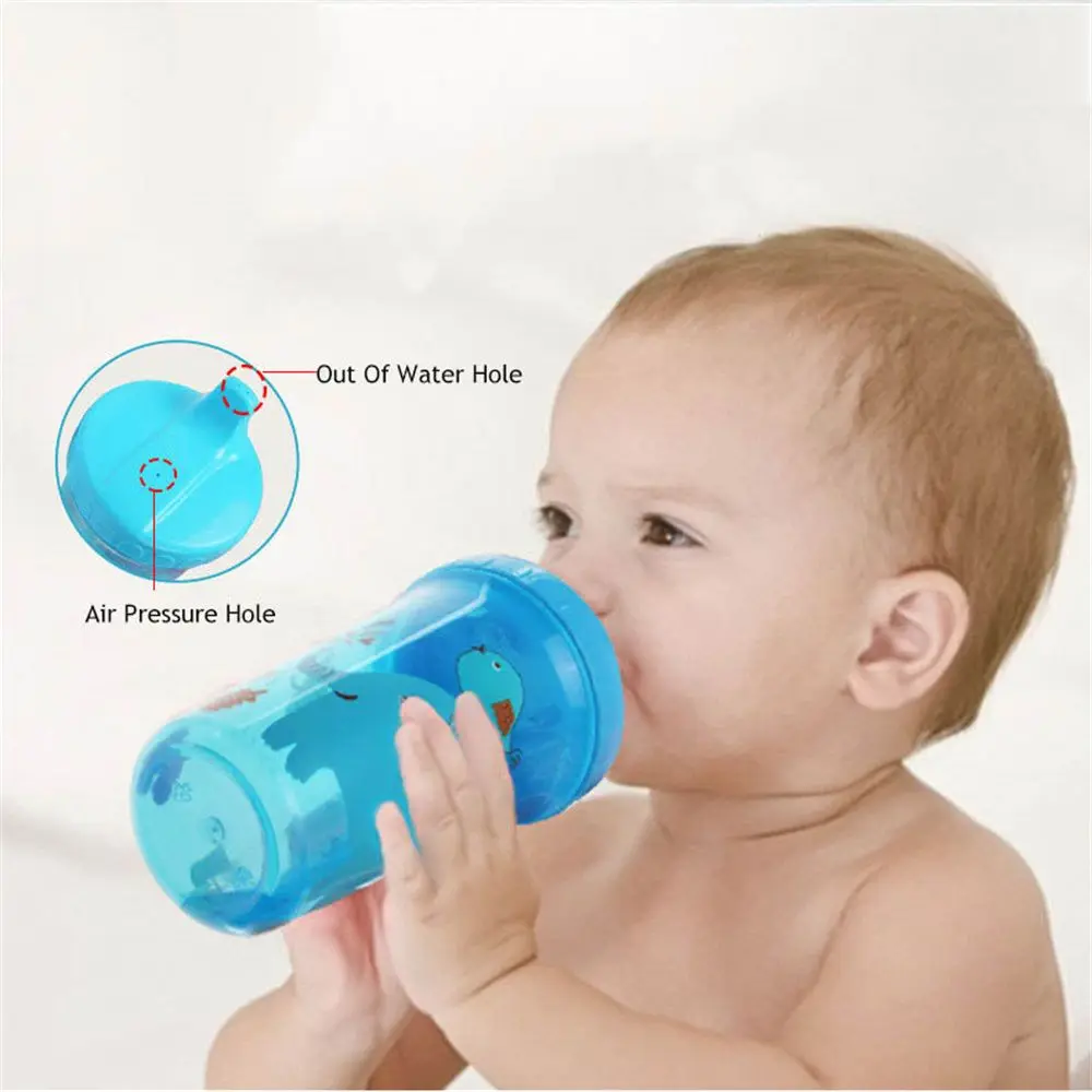 Training Plastic Cup Leak Proof Children  Infant Kid Water Bottle Drinking Cup  Learning Cup