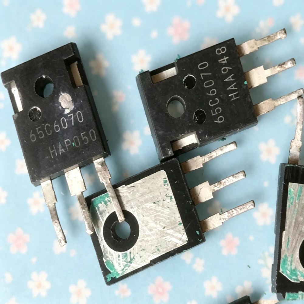 10pcs 60C7040 65C6070 6R099C6 6R070P6 6R099P6 TO247 IPW60R070C6 IPW60R070P6 IPW60R040C7 IPW60R099P6 TO-247 Original disassembly