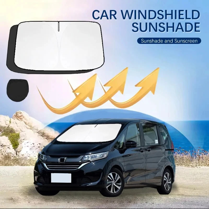 

For Honda Freed gb3 gb7 gb8 Car Windshield Sun Shade Covers Front Window Sunscreen UV Parasol Summer Car Accessories