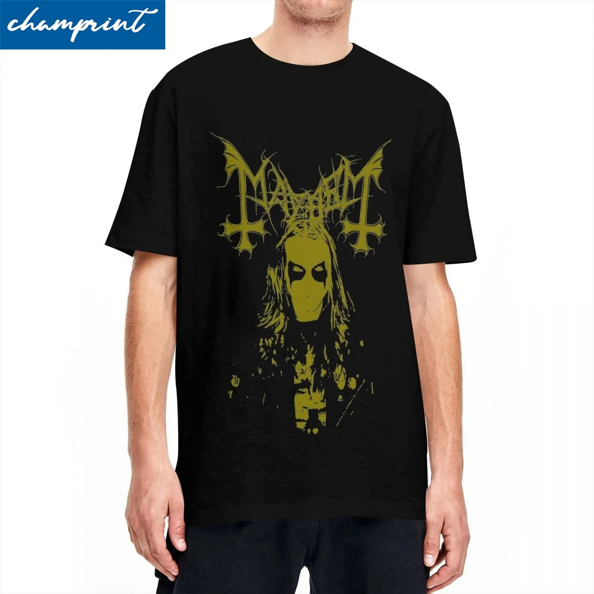 Kawaii Mayhem Norway Band T-Shirt For Men Women Cotton Short Sleeve In Memory of Per Yngve Ohlin Round Neck TopsTops