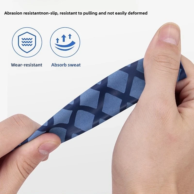 2 قطعة عصا الطبل القبضات أفخاذ المضادة للانزلاق امتصاص العرق قبضة ل 7A 5A 5B 7B أفخاذ 12 سنتيمتر * 1.8 سنتيمتر القبضات الأكمام #2