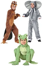Kikker Olifant Cosplay Jongens Meisjes Kostuum Anime Leuke Cartoon Dieren Rollenspel Fantasia 6 Jaar Halloween Carnaval Feestkleding