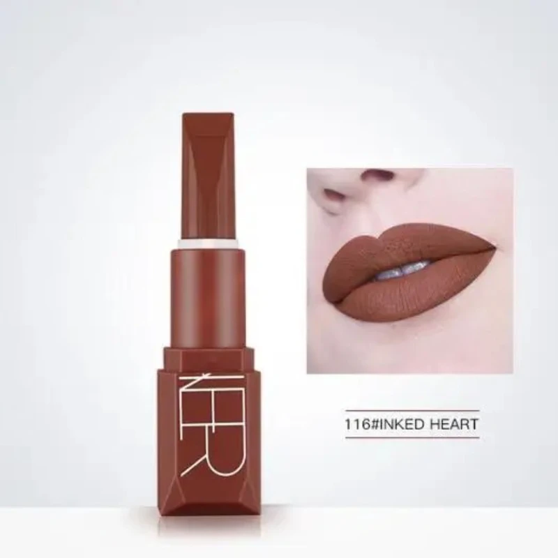 Pudaier velvet matte lipstick 5 colors makeup set pumpkin series vitamin E waterproof long lasting nude brow lipstick