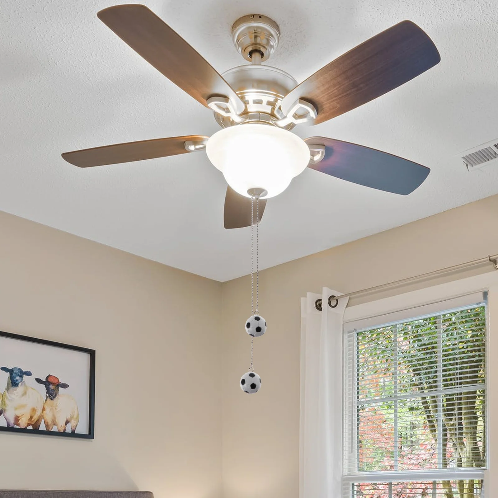 

2 Pcs Ceiling Fan Chandelier Accessories Pull Chain Extender Extension Cord Chains Extensions