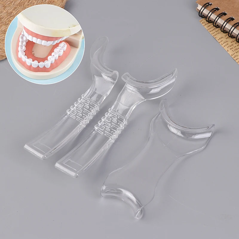 Transparent Dental Oral Lip Retractor Upper Lower Mouth Opener Lip Press Plate Orthodontic Photography Props Dentist Tools