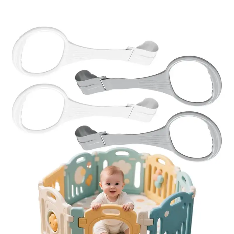 

Baby Playpen Pull Up Rings Walking Exercise Assistant Rings Walking Exercise Aid Supplies For Kids Aged 6-36 Months Standing