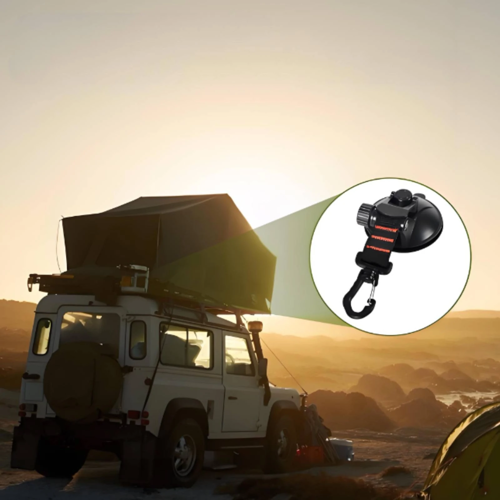 

4 Pieces Suction Cup Hanging Hook Rotating Head Carabiner Hook Hanger Home Storage Guardian Cap S Hooks for Travel