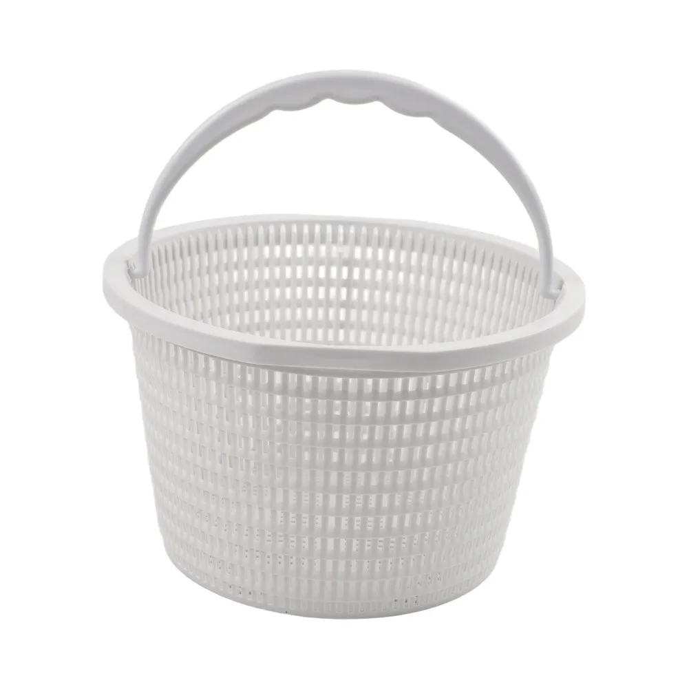 Cestello per Skimmer da Piscina Riutilizzabile da 20 Cm con Manico - Filtrazione Efficiente per Facile Sostituzione del Cestello in Plastica