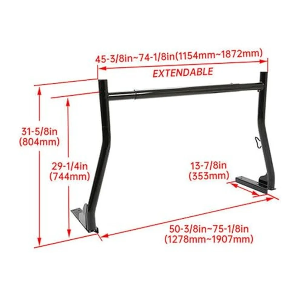 Roof Rack Rail Alignment Steel Upper Load Distribution
