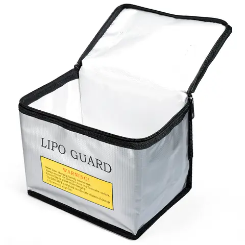 Lipo Guard säkerhetsväska brandsäker explosionssäker bärbar lipo säkerhetsväska 215 * 145 * 165 mm för RC FPV racing drönare bil batteri säker 8 best sales RC-bilväska - №2