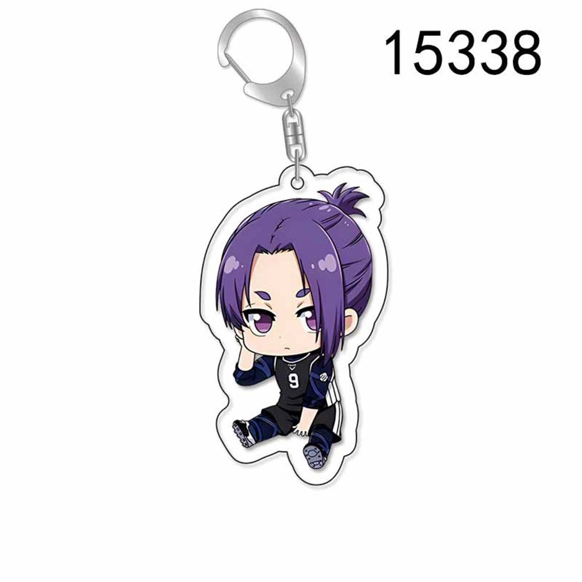 Anime GOODS Acrylic Keychain cute y2k blue prison keychain for bag keys car key bag backpack collection display accessories