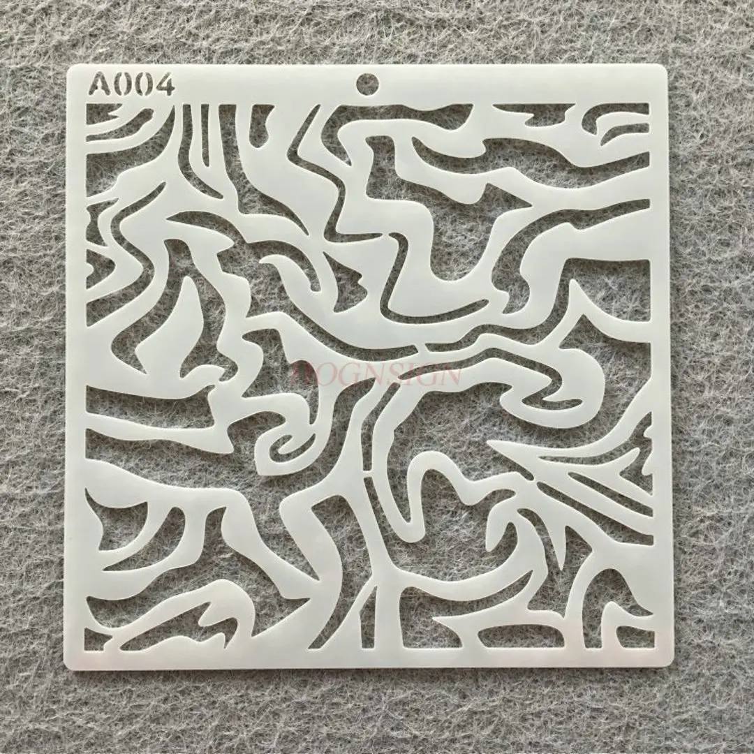 1 قطعة لوحة فنية جدارية نمط رذاذ إبداعي إنتاج قالب مجوف للحساب اليدوي المساعد #4