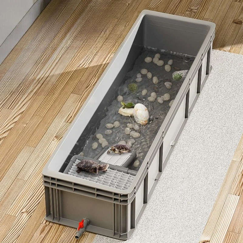 Scatola Per Allevamento Tartarughe Aumenta Il Drenaggio Laterale Tartarughe Addensare Tartaruga Grande Acquario Serbatoio Tartarughe Terrario Area Soggiorno Habitat