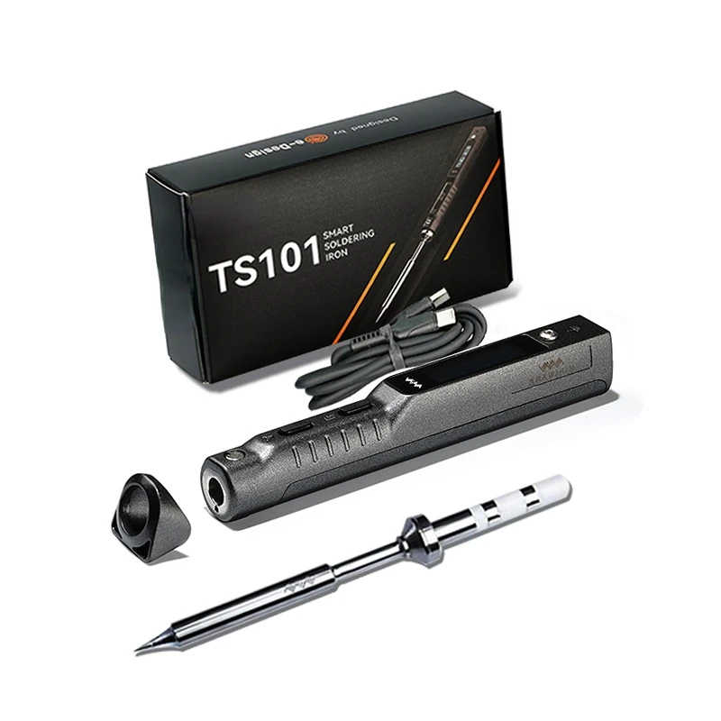 

TS101 Soldering Iron Electric 65W LCD Temperature Adjustable Programming New TS100 Soldering Iron Upgrade