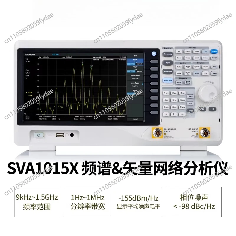 Spectrum Analyzer Vector Network Analyzer SVA1015/1032/1075X Analysis Tracking Source