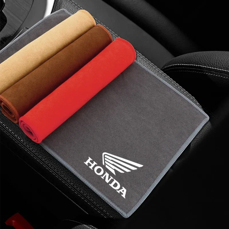 

Motorcycle cleaning drying cloth microfiber coral fleece towel For Honda CB400 CB650F CBF CBR250RR CRF SH300 NC750