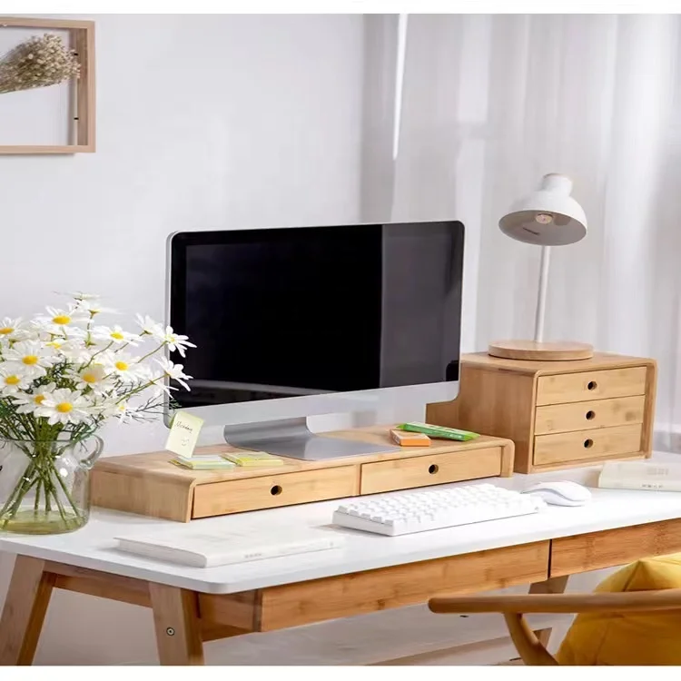 Desktop Computer Monitor Heightening Stand Screen Cushion Heightening Base Stand Office Desktop Storage Stand