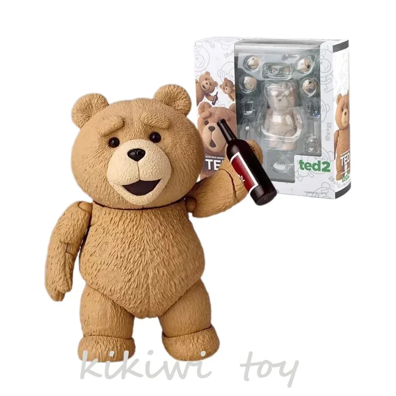 Anime Ted 2 Figure Bjd Ted Teddy Bear Action Figure Amazing Yamaguchi Revoltech No.006 Teddy Brick Figure Movie Model Doll Toys