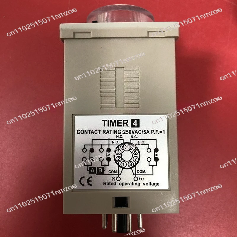 H3CT-B Timer Relay AC220V, Industrial Time Delay Relay with Multi-Range Timer for Electrical Control Systems