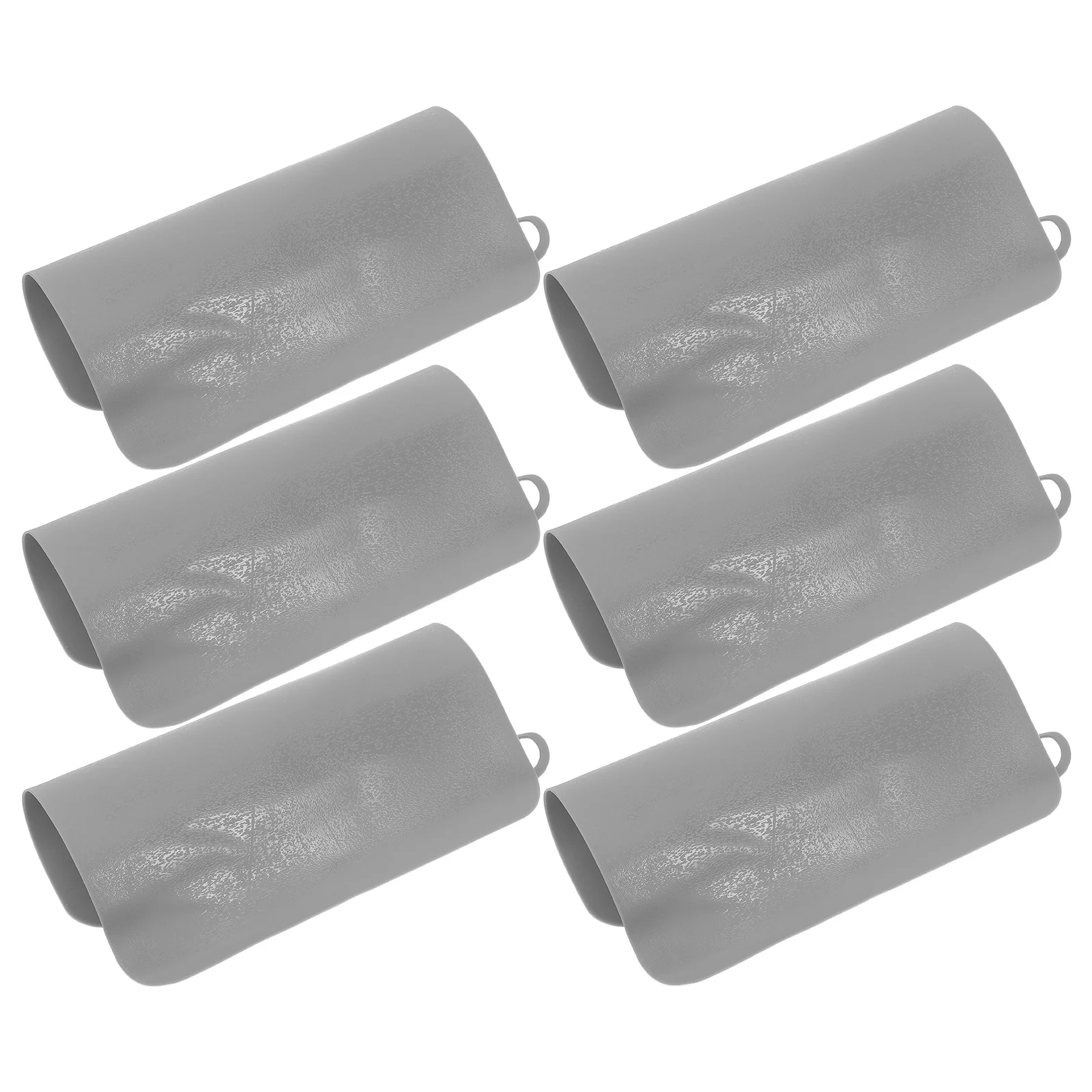 

6Pcs Silicone Drain Cover with Hanging Loop - 5.89x5.89 Grey Odor Proof Floor Drain Pad for Bathroom Kitchen Laundry Basement