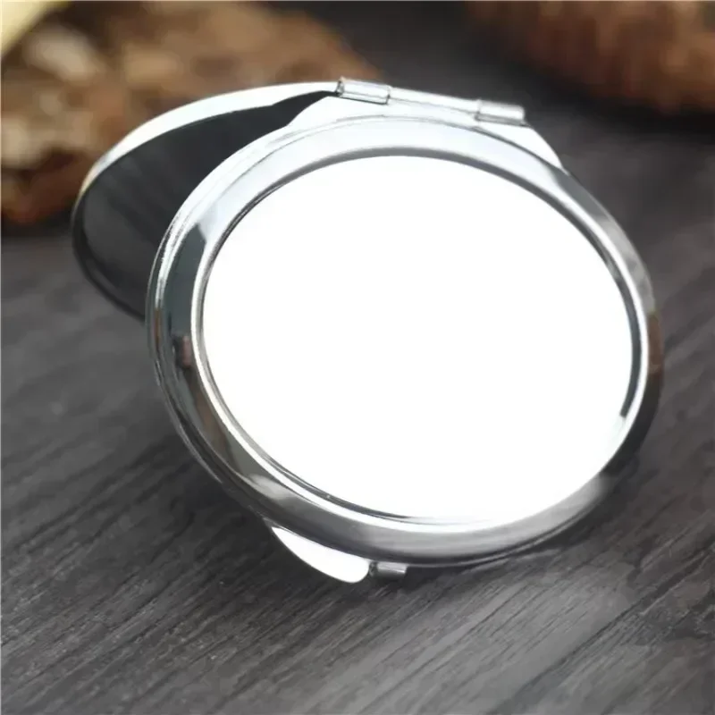 Mini Makeup Mirror Portable Pocket Round Square Heart Makeup Mirror Double-Sided Folding Cosmetic Mirror Female Gifts