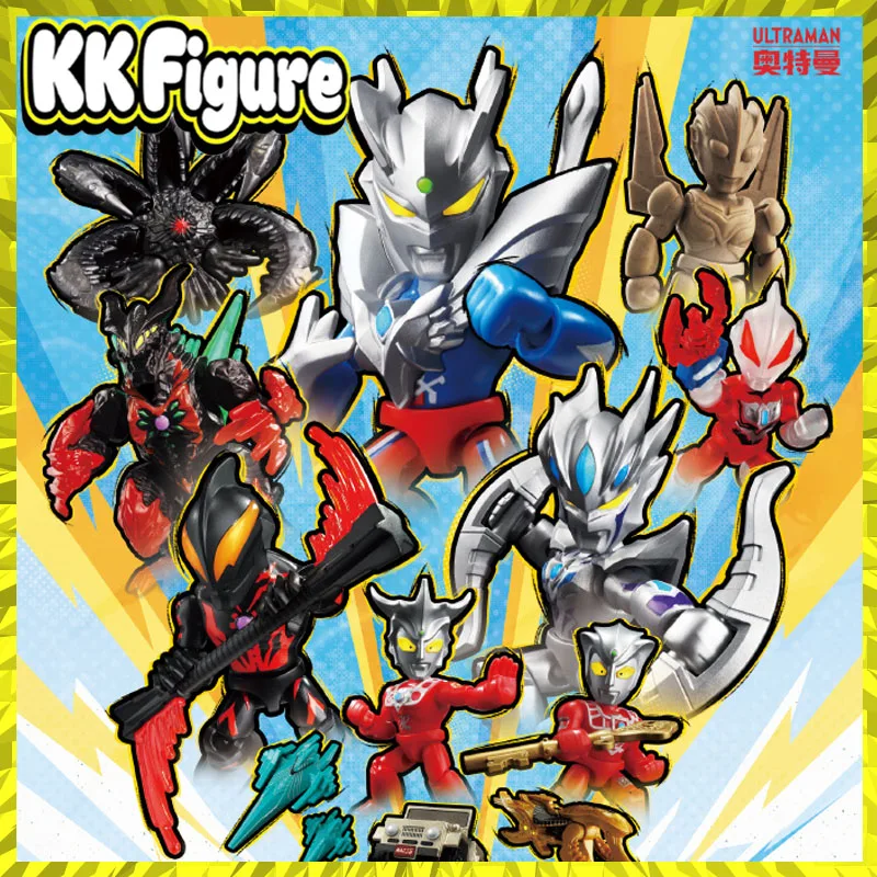 Original Blokees Ultraman Defender Version 02 - Super Galactic Showdown Series Blind Box Figures Model Kits Collect Toys Gifts ﻿
