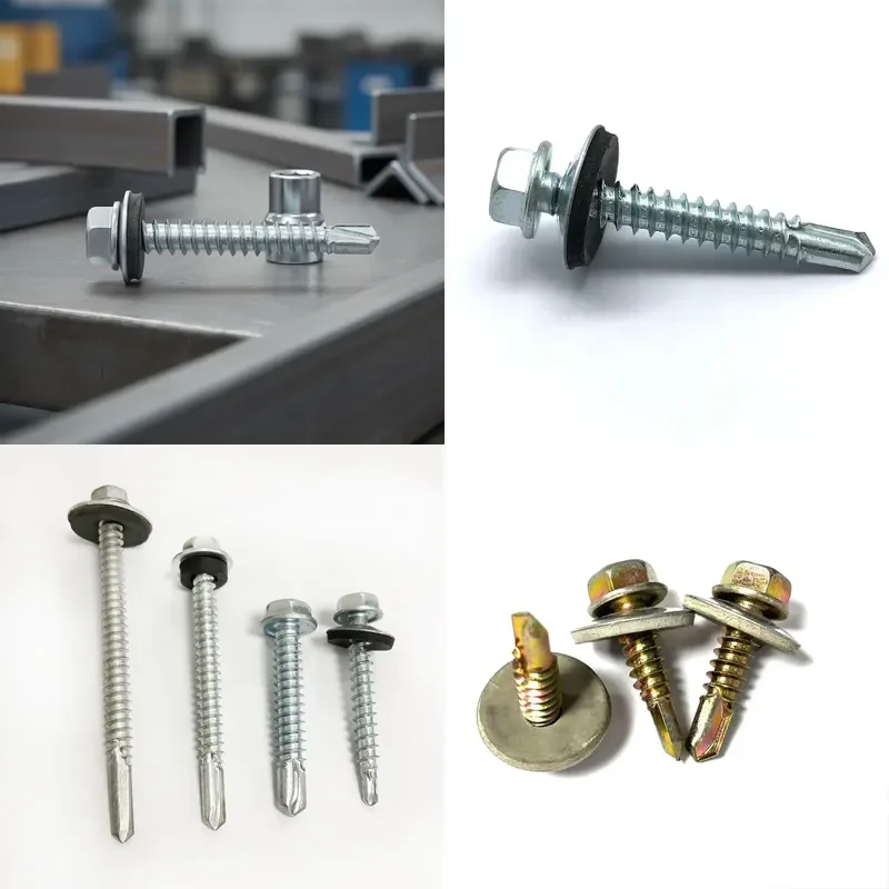 Tornillo Autoperforante Hexagonal Punta Broca Zincado C/g