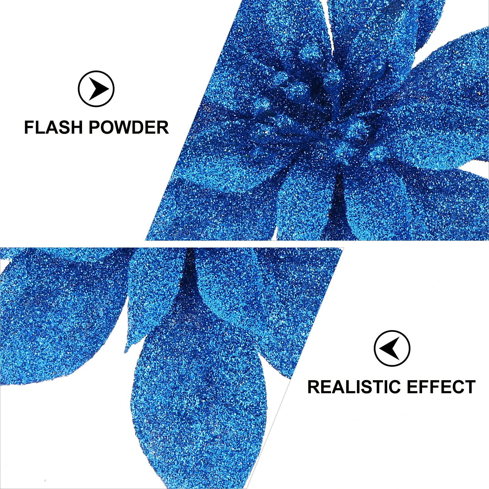 

9pcs Christmas Simulation Flower Decoration Xmas Tree Decor Premium Artificial Flowers Home Party Store Office Christmas