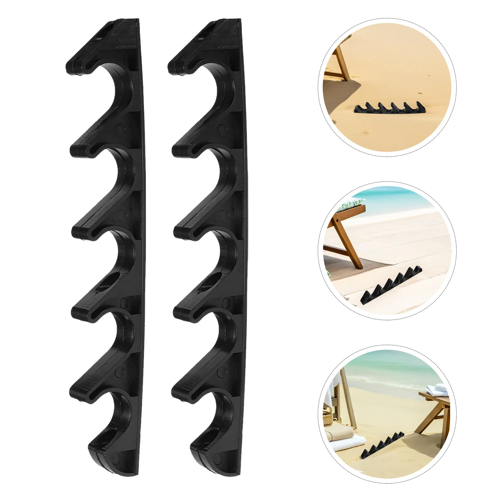 5Pcs 5 Position Chaise Lounge Adjustment Brackets Recliner Back Support Foldable Outdoor Patio Garden Pool Lounger Replacement