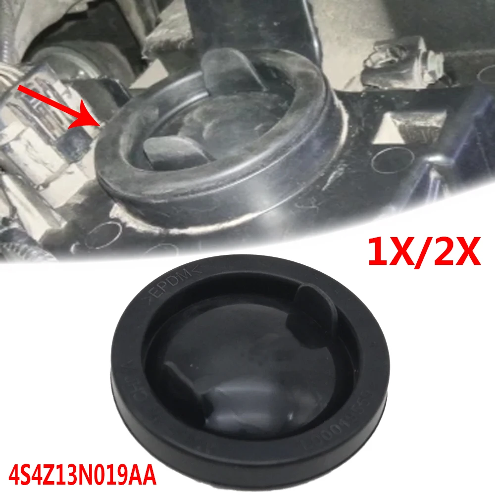 Para Ford Explorer Edge Focus Fiesta Taurus F-150 para Lincoln MKS MKZ cubierta trasera de faro tapa antipolvo cubierta de sello trasera de lámpara de cabeza