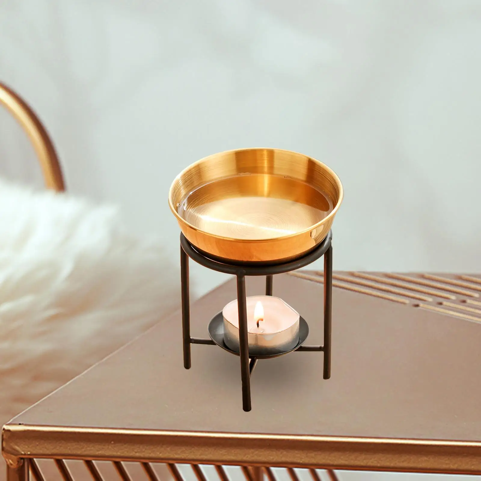 Essential Oil Burner Tealight Candle Holder for Patio Housearming Restaurant