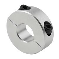 1Pc 6-20mm Diameter Shaft Collar Aluminum Alloy Clamp-Type Collar with Screws Durable Double Split Fixed Locking Limit Ring