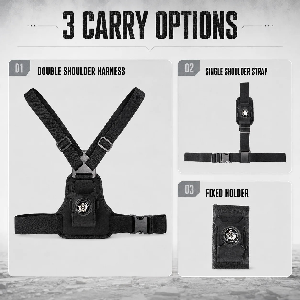 Supporto Tattico per Telecamer - Action Camera Chest Strap Harness Mount recensione e prezzo