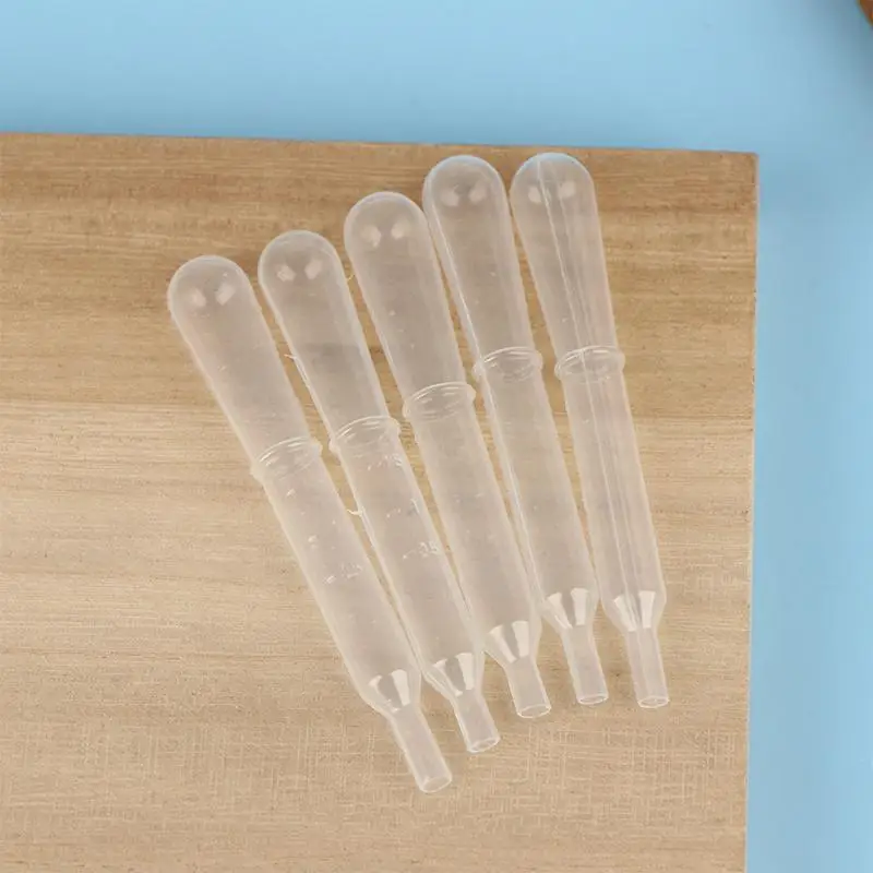 100Pcs 1.5ml Airbrush Disposable Droppers Plastic Pipette Droppers for Lab Liquid Sampling Paint Baking Projects