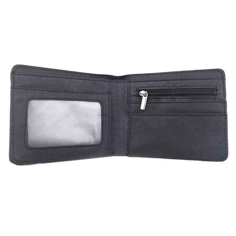 New 2025 Cartoon Purse Leather Short Wallets for Men Women Hot Demon Slayer Kamado Tanjirou Wallet