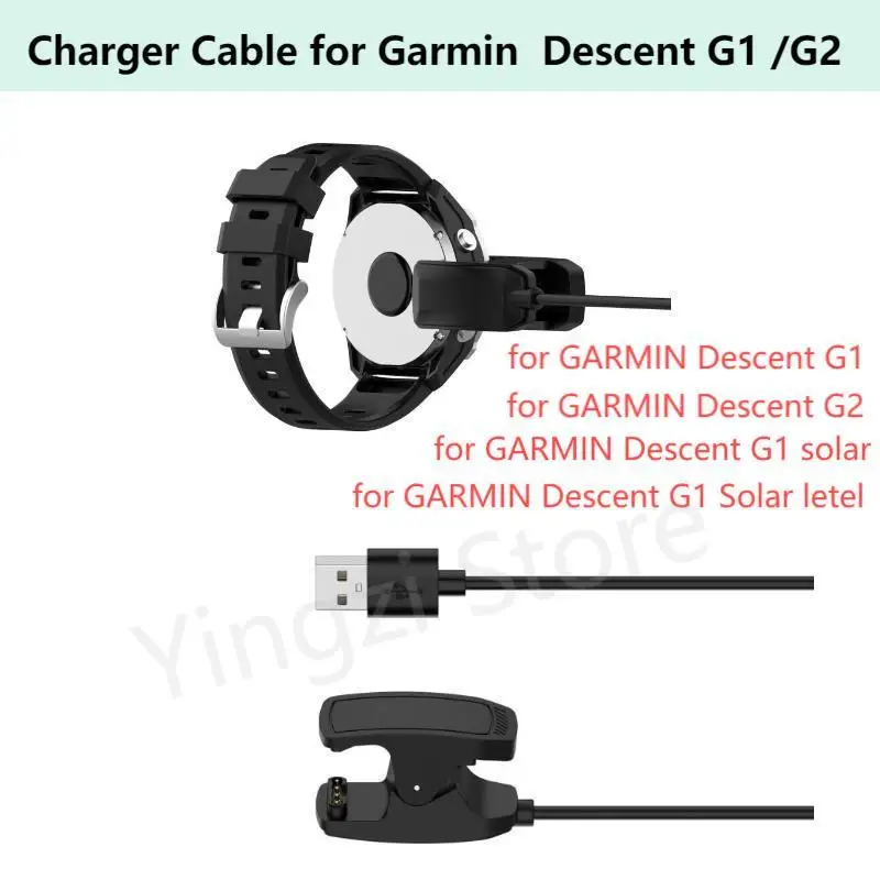 

USB-кабель для зарядки Garmin Descent G2 G1 Solar Smart Watch Зажим для зарядки Сменный шнур Зарядное устройство для G1 Solar letel Кабельная линия