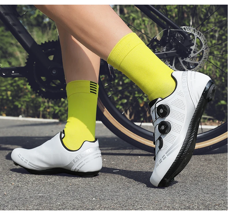 Professionelle Rennrad-Sneaker für Herren und Damen Mountainbike-Schuhe SPD-Klammern MTB-Fahrradschuhe Speed-Sneaker Dirt-Bike-Schuhe – Detail 15