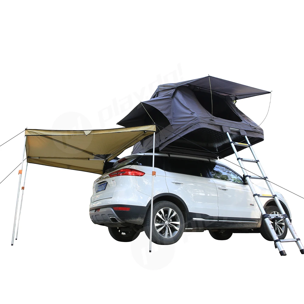 La tienda impermeable que acampa al aire libre de 4x4 4wd suministra la toldo lateral del coche con la sala de anexo