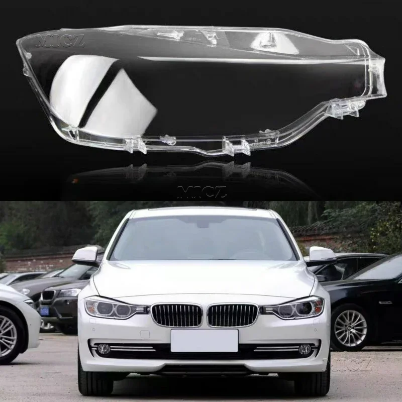 For BMW 3 Series F30 F35 320 328 316 335 Headlight Cover Transparent Mask Lens Lampshade Headlamp Shell Plexiglass 2013-2015