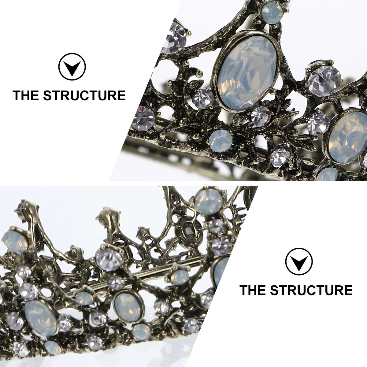 

Bridal Hair Accessories Crown Women Wedding Headdress Decor Fashion Headwear Bridesmaid
