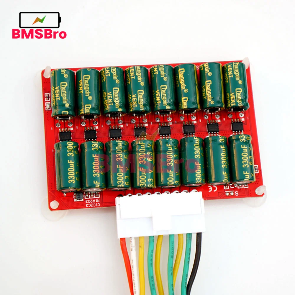 BMS 8S 3A High Current Active Balancer Equalizer Li-ion Lithium Lifepo4 Battery Cell Packs Inverter Balance for Ebike