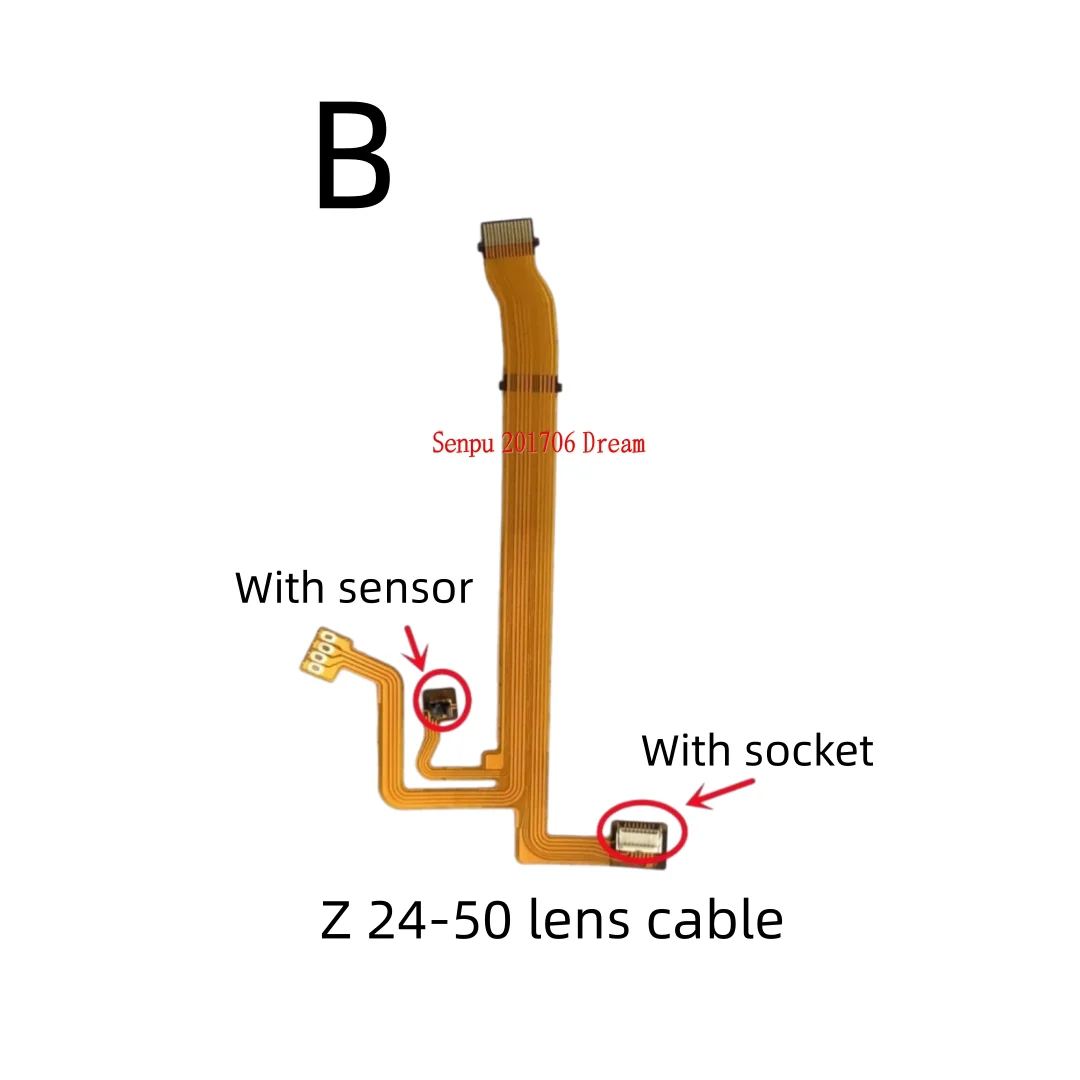For Nikon Z Mount 24-50 Zoom Lens Aperture Flex Ribbon Cable Two Types: Blank Empty Wire & Flex Cable With Components Replacemen