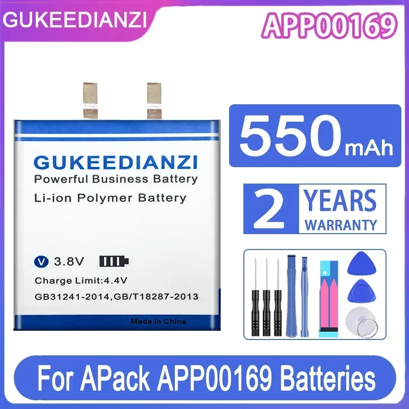 

GUKEEDIANZI Replacement Battery 550mAh For APack APP00169 Bateria