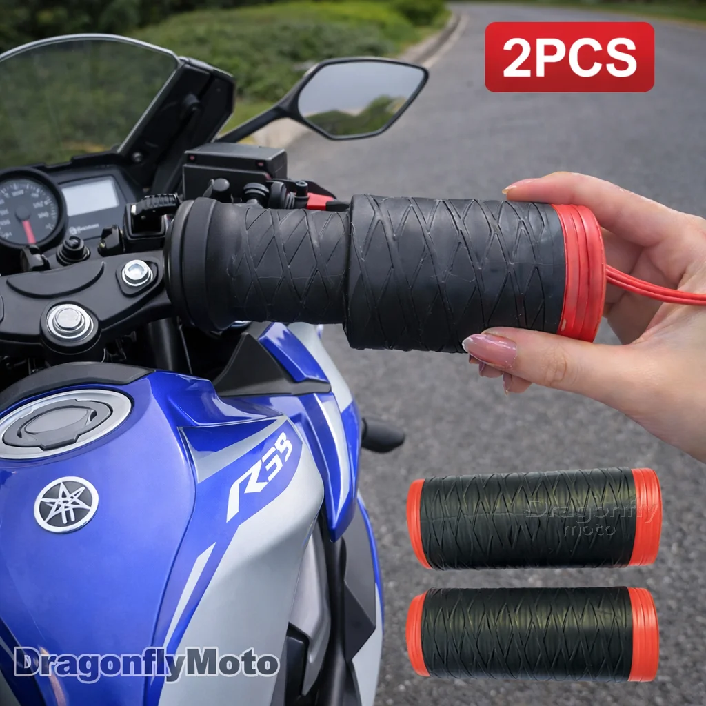 Motorcycle Silicone Handlebar Cover For yamaha YZFR3 YZF-R3 YZF R3 2015-2023 Self Shrinking Non-Slip Motorcycles Grip Covers