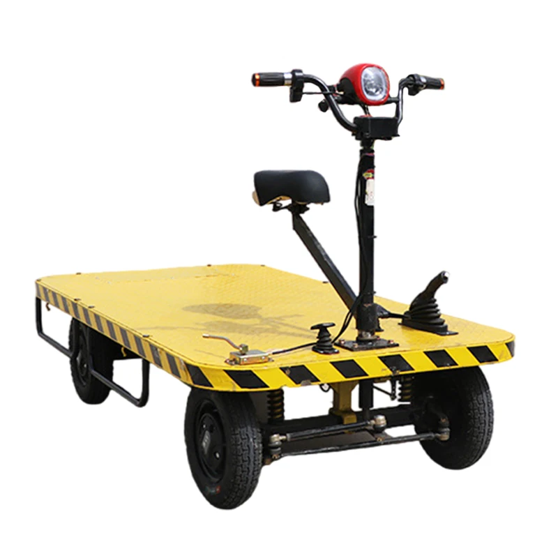 

Electric Hand Push Cart Multipurpose Electric Goods Transport Trolley for Construction Site Farm Materials Transport