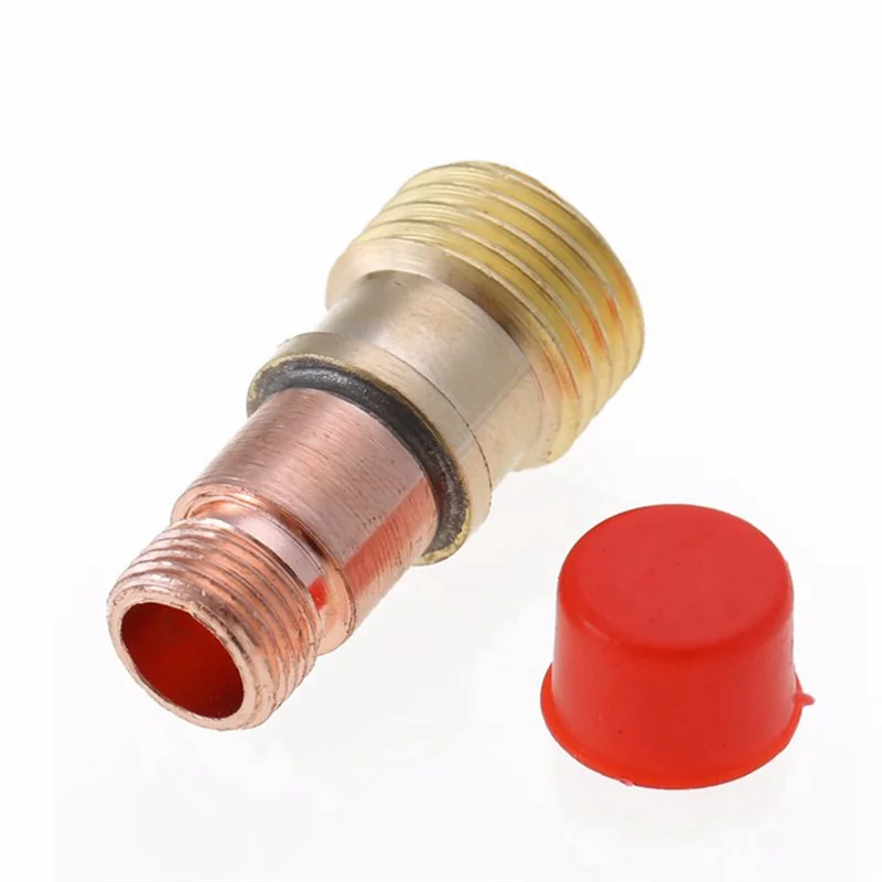 AB34-23PCS TIG Stubby Gas Lens TIG Collet 12Pyrex Cup TIG Gas Lens Alumina Nozzle Kit For DB WP17/18/26 TIG Welding Durable