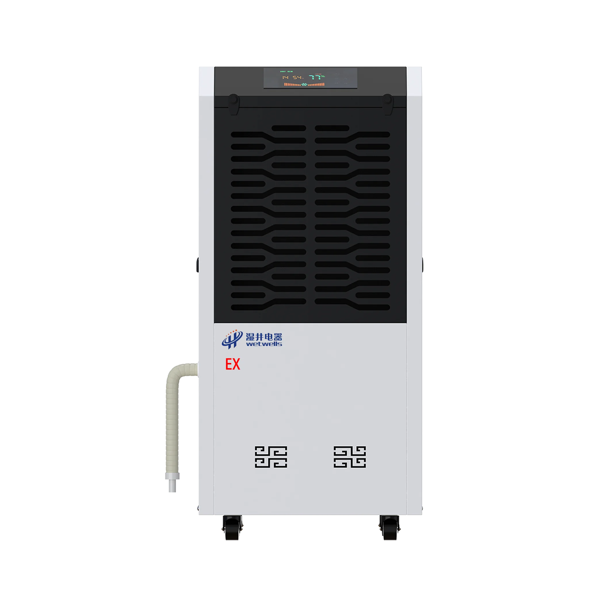 

WETWELLS BCF-3.7 90L/D Heavy-Duty EX-Proof Dehumidifier With Continuous Drainage And Universal Wheels OEM Dehumidifier