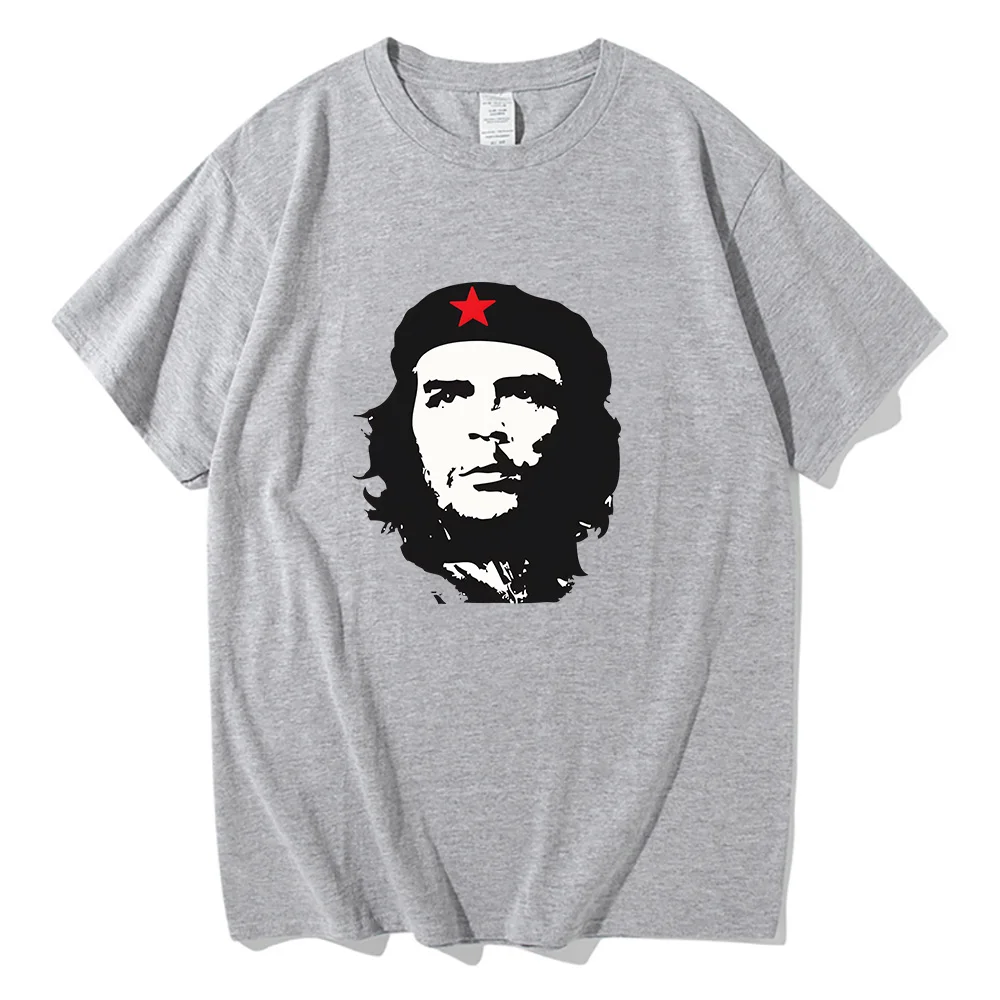 Che Guevara T-Shirt lässig Baumwolle Kurzarm T-Shirt für Frauen hochwertige Vintage-Druck T-Shirt ästhetische Kleidung Frühling