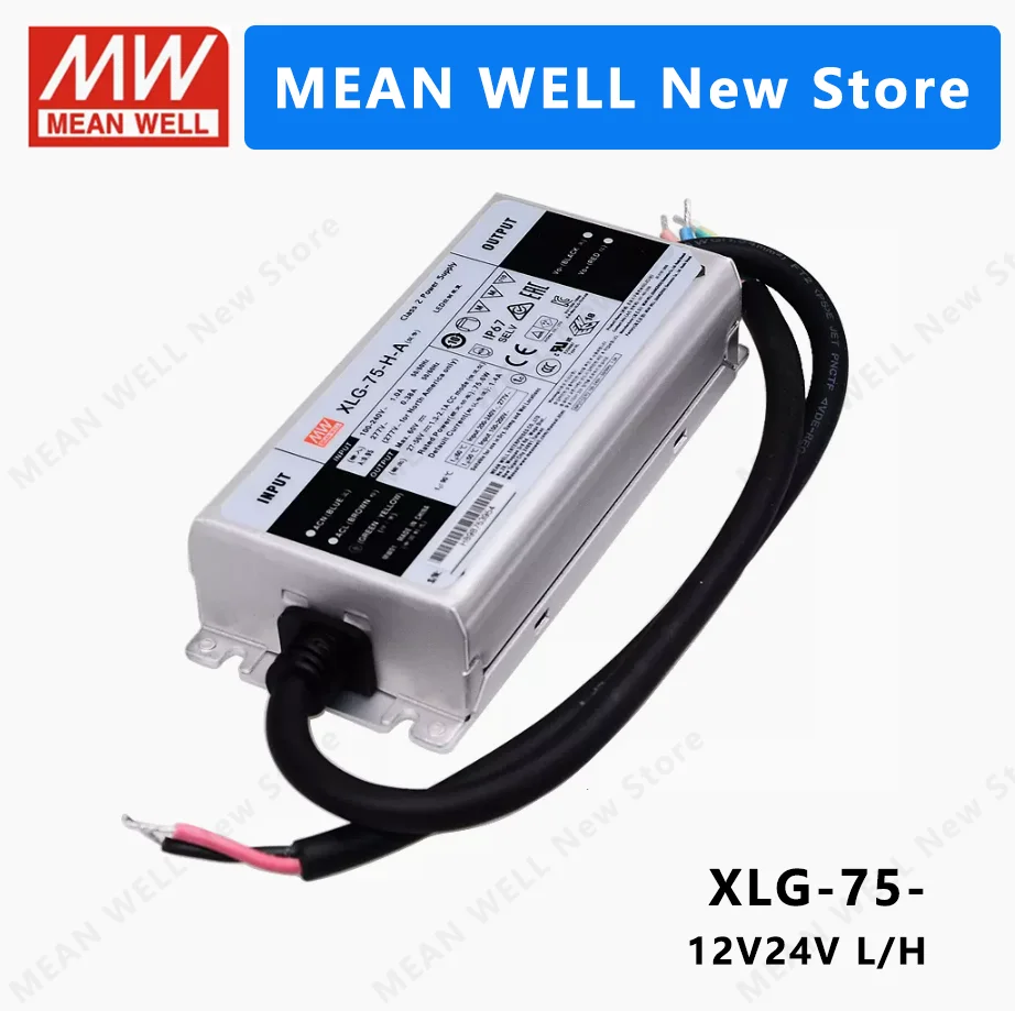 MEAN WELL XLG-75 XLG-75-12-A XLG-75-24-A XLG-75-L-A XLG-75-H-A XLG-75-H-AB  MEANWELL XLG 75 75W