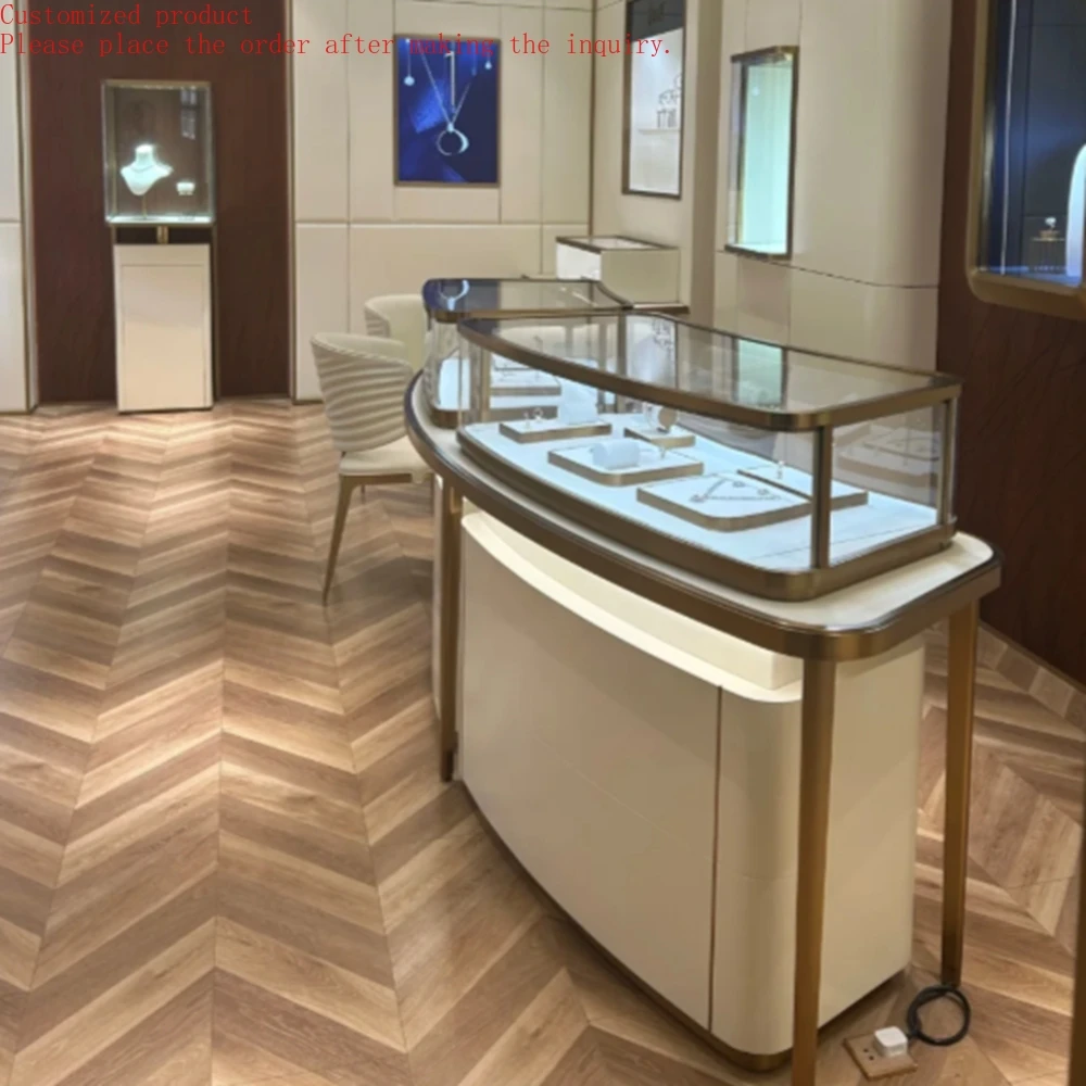 

Custom.Exquisite and Beautiful Long Lasting and Durable Jewelry showcase High-end and Grand Cabinet